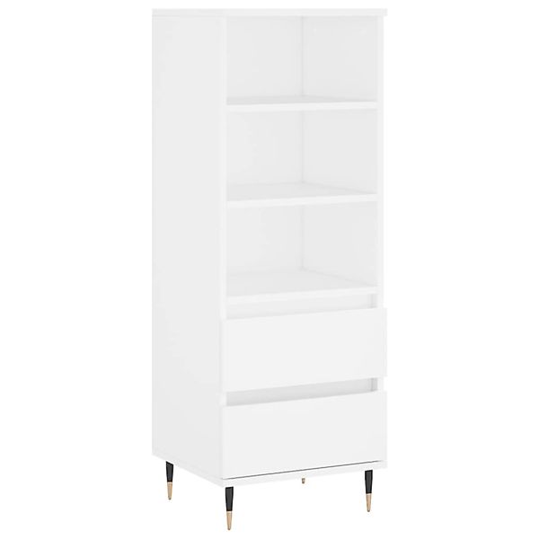 vidaXL Highboard Weiß 40x36x110 cm Holzwerkstoff 831500 günstig online kaufen