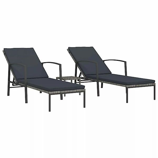 vidaXL Gartenliege Sonnenliegen 2 Stk. mit günstig online kaufen