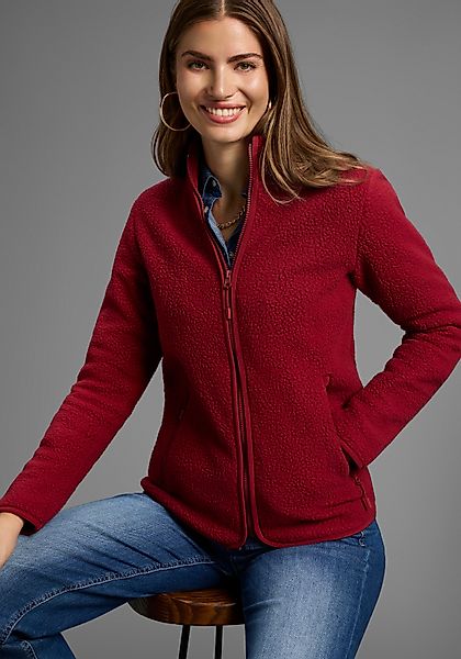Polarino Fleecejacke aus Teddy-Fleece, Übergangsjacke günstig online kaufen