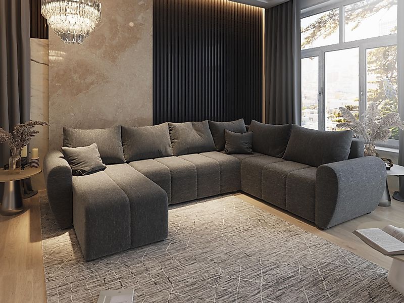 Masseno Ecksofa MADISON mit Schlaffunktion U-Form, günstig online kaufen