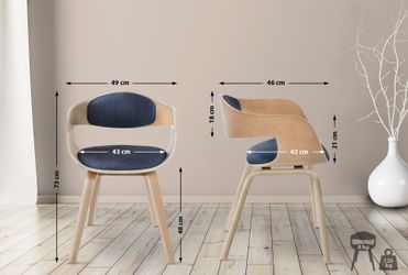 CLP Esszimmerstuhl Kingston Stoff, Sitz-Polsterung und günstig online kaufen