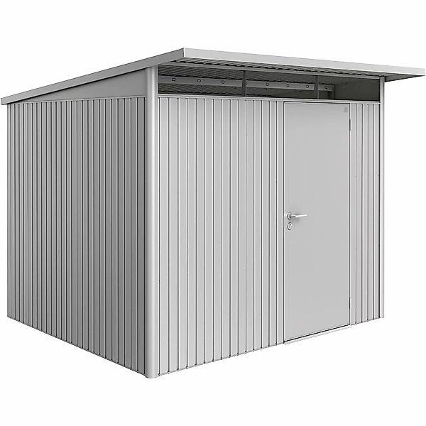 Biohort Metall-Gerätehaus AvantGarde Gr. A6 silber-metallic Standardtür günstig online kaufen