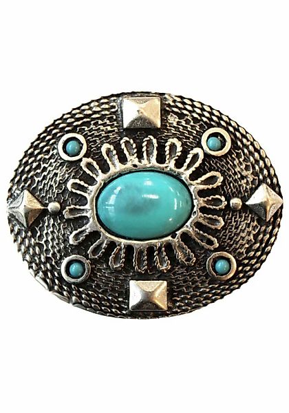 RETTUNGSRING by showroom 019 Gürtelschnalle Wechselschnalle "Oval Mit Blaue günstig online kaufen