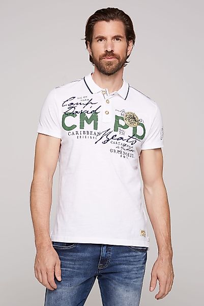 CAMP DAVID Poloshirt mit Front- und günstig online kaufen
