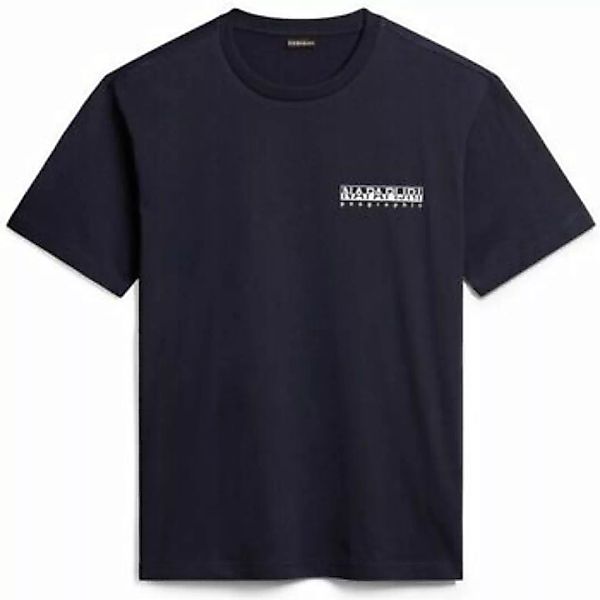 Napapijri  T-Shirts & Poloshirts S-TELEMARKET SS NP0A4HRC-176 BLU MARINE günstig online kaufen