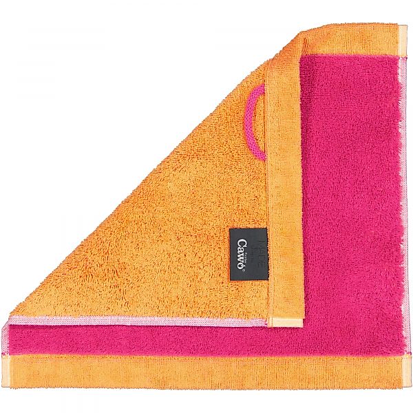 Cawö Handtücher Lifestyle Splash 7071 - Farbe: pink/mandarine - 23 - Seifla günstig online kaufen