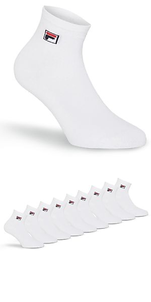 Fila Kurzsocken "UNISEX QUARTER PLAIN SOCKS" 9er Pack, 9 Stk. tlg. mit Logo günstig online kaufen