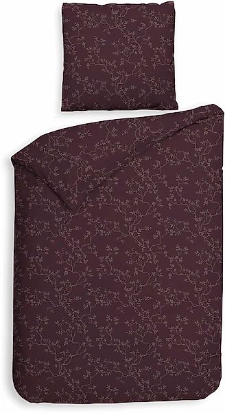 Heckett & Lane Bettwäsche »Alloro« 2 Stk. tlg. Blumen Muster, 100% Baumwoll günstig online kaufen