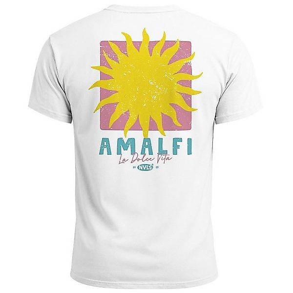 Neverless Print-Shirt Herren T-Shirt Backprint Amalfi La Dolce Vita Sonne P günstig online kaufen