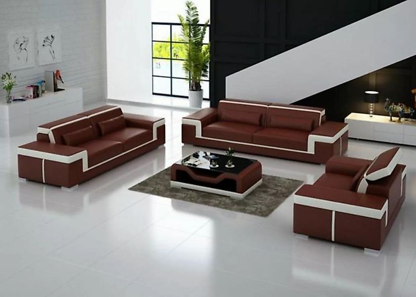 JVmoebel Sofa Moderne Sofagarnitur 3+2+1 Set Wohnzimmermöbel Luxus Neu, Mad günstig online kaufen