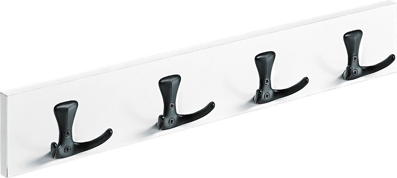 Hettich Garderobenleiste Hettich Holzgarderobe 4 Haken 50,0 x 8,0 x 4,6 cm günstig online kaufen
