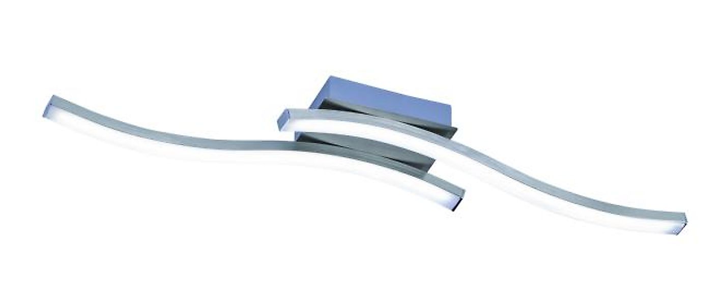 LED-Deckenleuchte ROUTE 2x5W LED von REALITY Leuchten R62472107 Hellgrau günstig online kaufen