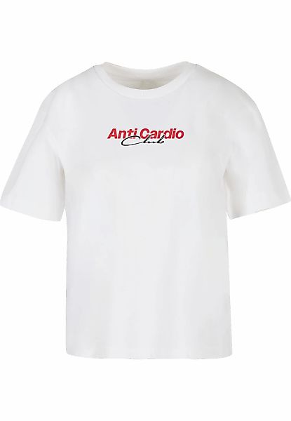 Miss Tee T-Shirt "Miss Tee Anti Cardio Club Tee" 1 Stk. günstig online kaufen