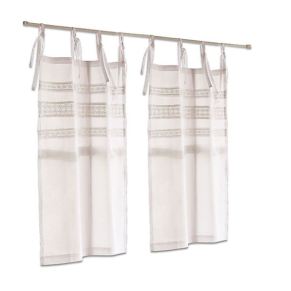 Mirabeau Scheibengardine Scheibengardine 2er Set Aibre günstig online kaufen