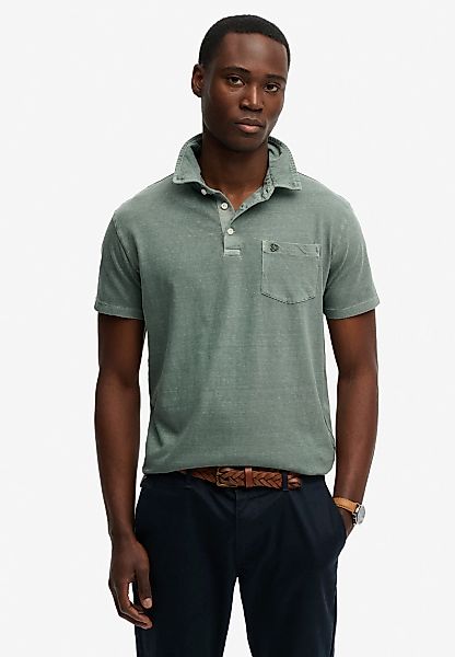 Superdry Poloshirt "CLASSIC COTTON LINEN POLO" aus tollem Baumwoll-Leinen-M günstig online kaufen