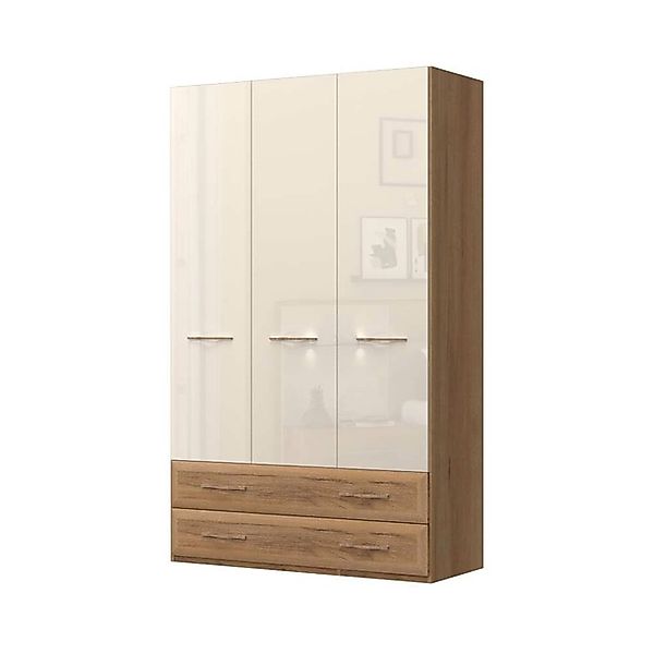 Home affaire Kleiderschrank »Gala, beige hochglänzend UV lackiert, kratzfes günstig online kaufen
