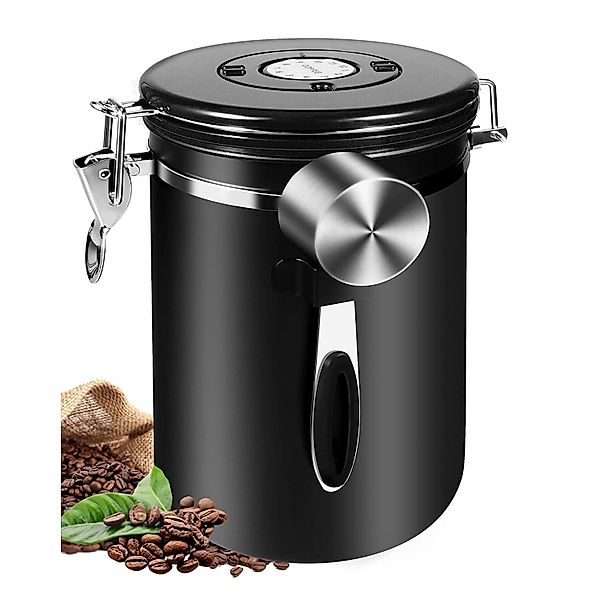 zggzerg Aufbewahrungsbox Kaffeebohne Versiegeltes Glas, 1800ML günstig online kaufen