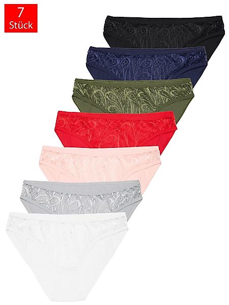 Tazzio Bikinislip 7er-Pack Damen Bikini Slip günstig online kaufen