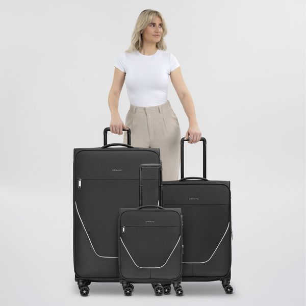 Stratic Trolleyset taska, 4 Rollen, (3-teilig, günstig online kaufen