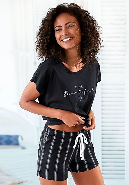 Vivance Dreams Shorty 2-teilig, 2 tlg. mit Frontdruck günstig online kaufen