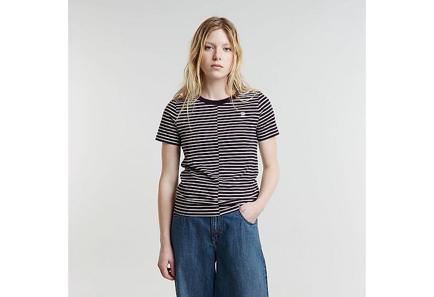 G-STAR T-Shirt Front seam stripe r t wmn günstig online kaufen