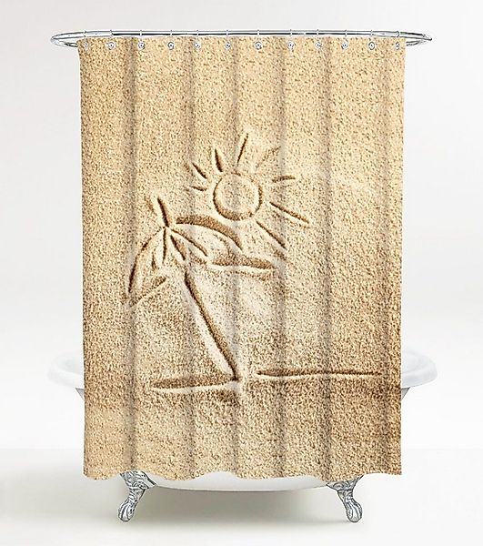 Sanilo Duschvorhang Sunshine 180 x 200 cm, 100% wasserdicht, Anti-Schimmel- günstig online kaufen
