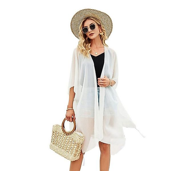 MAGICSHE Strandkleid Fransen Cover-Ups Sonnenschutzkittel günstig online kaufen