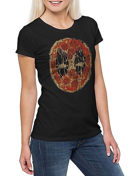 Urban Backwoods Print-Shirt Dead Pizza Face Damen T-Shirt Mutant Deadpool F günstig online kaufen