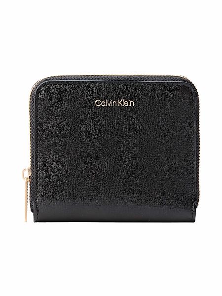 Calvin Klein Geldbörse "FOIL LOGO MEDIUM ZIP AROUND" Damen Portemonnaie, Ge günstig online kaufen