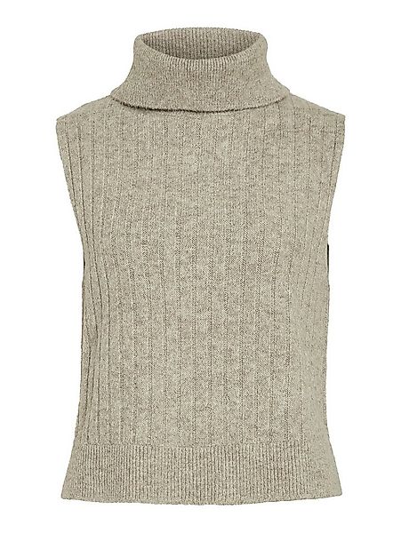 Vila Strickpullover Weiches Material, Rippstrick, Langärmlig Punktstrick (1 günstig online kaufen