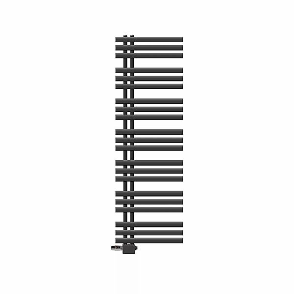 LuxeBath Badheizkörper Iron EM 500x1600mm Anthrazit Mittelanschluss Thermos günstig online kaufen