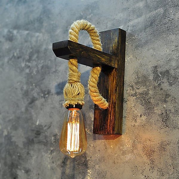 Opviq Wandleuchte 100% SPRUCE WOOD, 30 günstig online kaufen