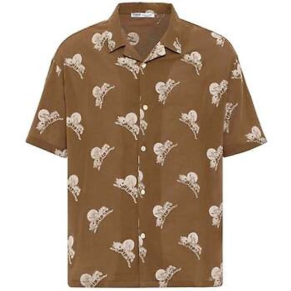Dandalo  Hemdbluse Jaap Oversize Print Detailed Lapel Collar Short Sleeve S günstig online kaufen