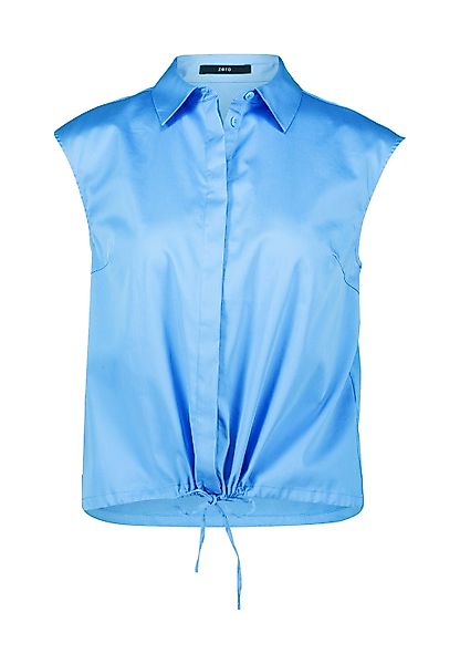 Zero Klassische Bluse "zero Damen Bluse mit Bindeband" günstig online kaufen