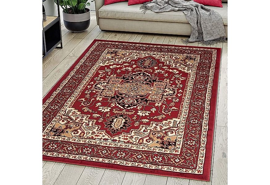 Mazovia Orientteppich DY-EUFRAT-Q011A-BLACK, 140x200, Orientalisch, Blumenm günstig online kaufen