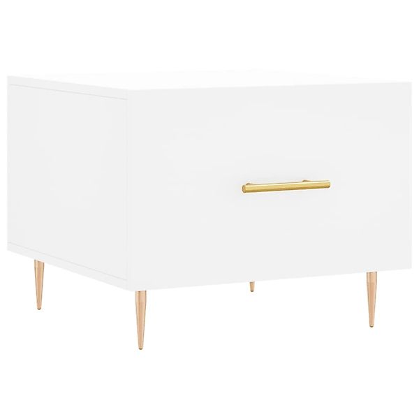 vidaXL Couchtisch Weiß 50x50x40 cm Holzwerkstoff 829364 günstig online kaufen