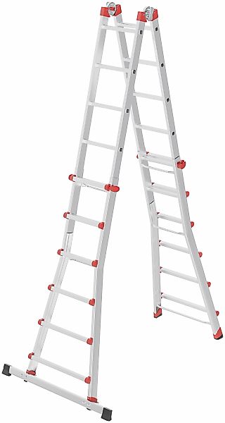 Hailo Vielzweckleiter "M80" Aluminium, 4x3 Sprossen günstig online kaufen