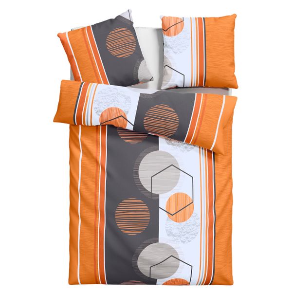 my home Bettwäsche "Emmi in Gr. 135x200 oder 155x220 cm" 2 tlg. Bettwäsche günstig online kaufen