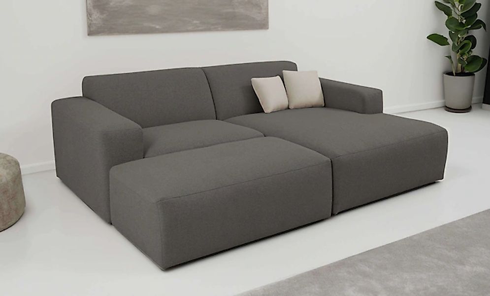 INOSIGN Ecksofa »Koa,228cm, L-Form, Modulsofa, Webstoff, Cord, Struktur, Ch günstig online kaufen