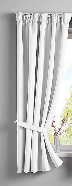 Gardinenbox Verdunkelungsvorhang (1 St), verdecketeSchlaufen, verdunkelnd, günstig online kaufen