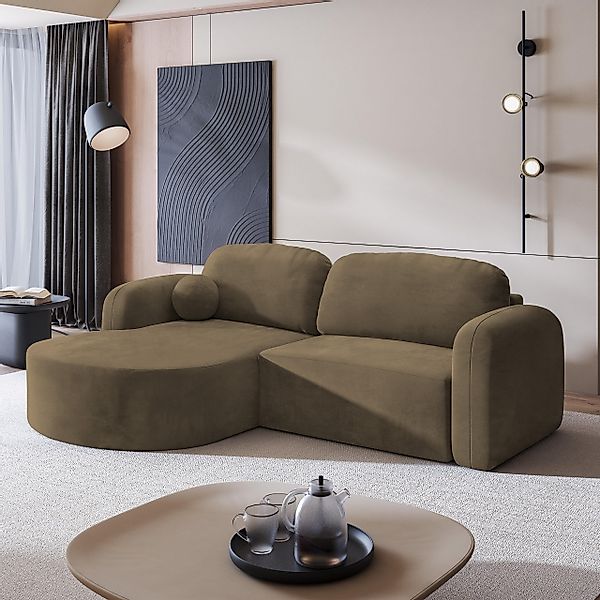 Masseno Ecksofa AMILIA mit Schlaffunktion L-Form, günstig online kaufen