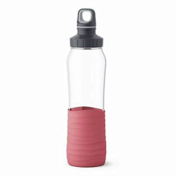 Emsa Trinkflasche Glas Drink2Go koralle günstig online kaufen