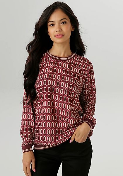 Aniston SELECTED Shirtbluse mit sportiven Bündchen günstig online kaufen