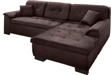 Home affaire Ecksofa "Bergen" wahlweise mit Bettfunktion L-Form günstig online kaufen