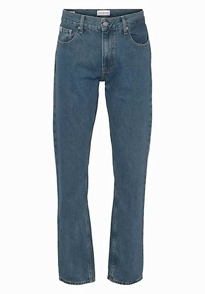 Calvin Klein Jeans Straight-Jeans AUTHENTIC STRAIGHT mit Logo-Badge günstig online kaufen