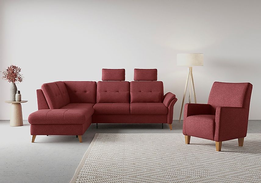 sit&more Ecksofa Göteborg, inkl. Sitztiefenverstellung, wahlweise günstig online kaufen