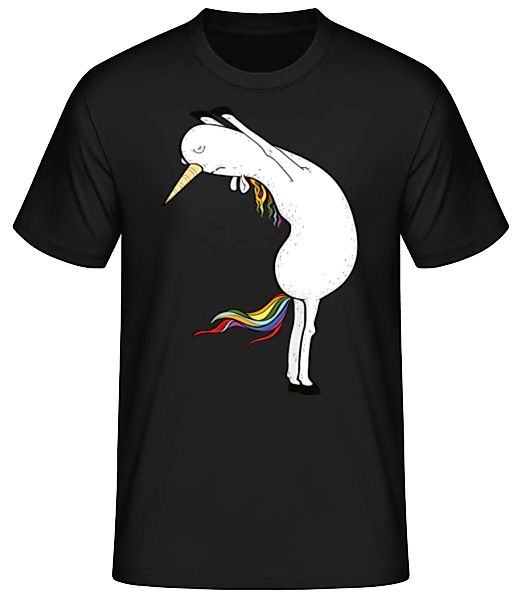 Yoga Einhorn Gestreckte Berghaltung · Männer Basic T-Shirt günstig online kaufen