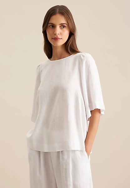 seidensticker Shirtbluse "Schwarze Rose", Kurzarm Rundhals Uni günstig online kaufen