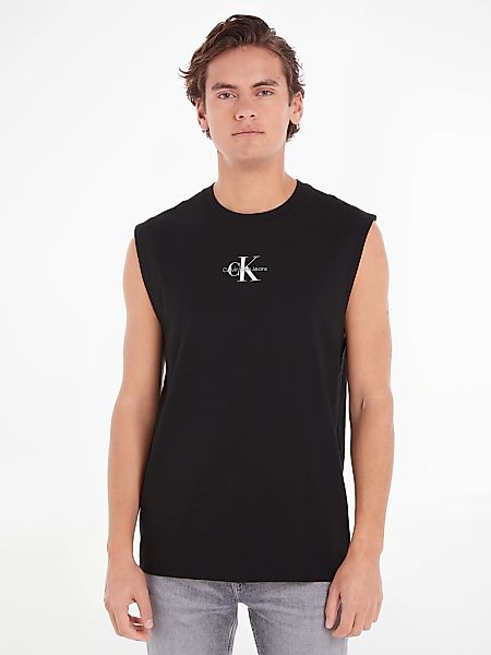 Calvin Klein Jeans T-Shirt "MONOLOGO SLEEVELESS TEE" mit Markenlabel günstig online kaufen