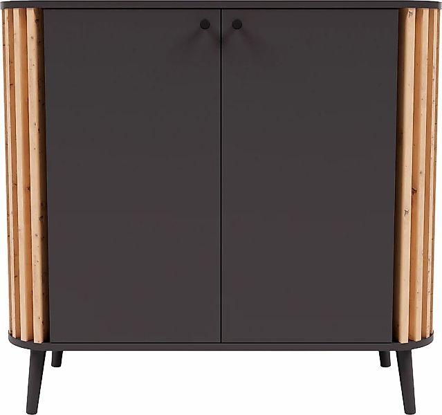 INOSIGN Kommode "Stavanger, Breite 92 cm, Paneel-Stäbchen-Optik, 2 Türen, 2 günstig online kaufen